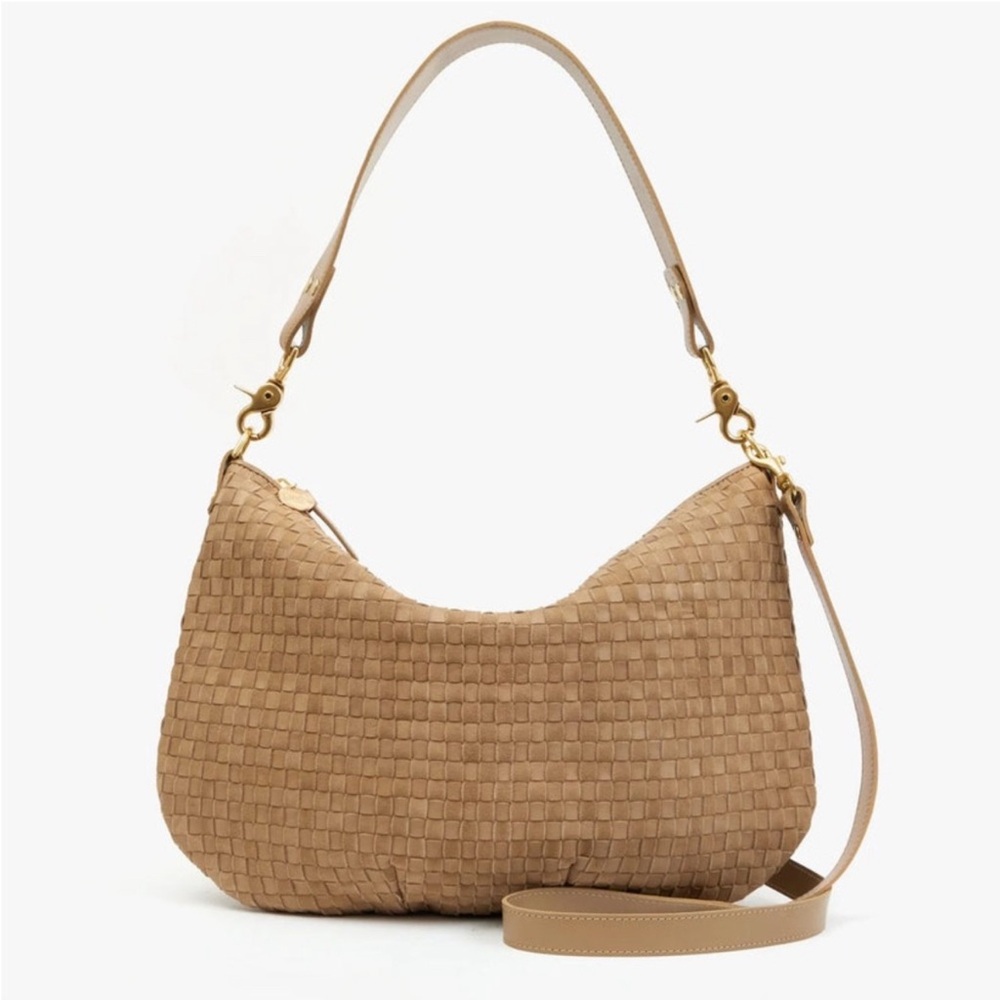 Clare V “Clay” Leather and Suede Moyen Messenger